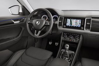 Skoda официально показала интерьер Kodiaq