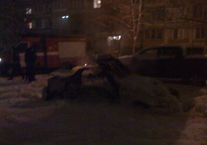 Минувшей ночью в Киеве взорвали спорткар