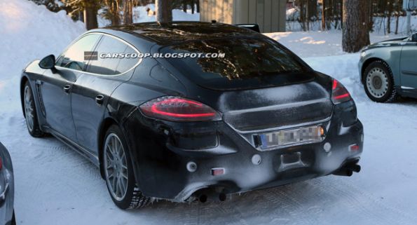 2014 Porsche Panamera засняли на зимних тестах