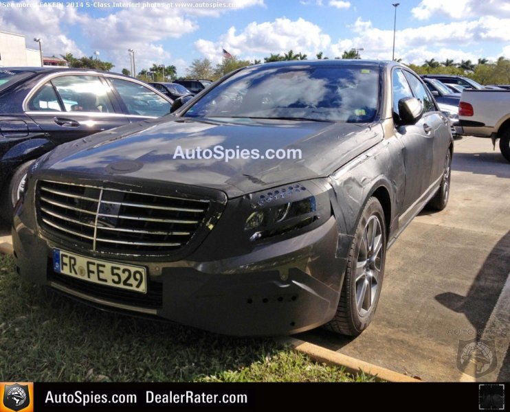 Фотошпионы рассекретили интерьер нового Mercedes-Benz S-Class
