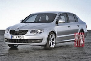 Обновленный Skoda Superb сбежал от создателей