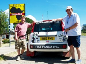 Британцы на Fiat Panda проехали от Кейптауна до Лондона за 10 дней