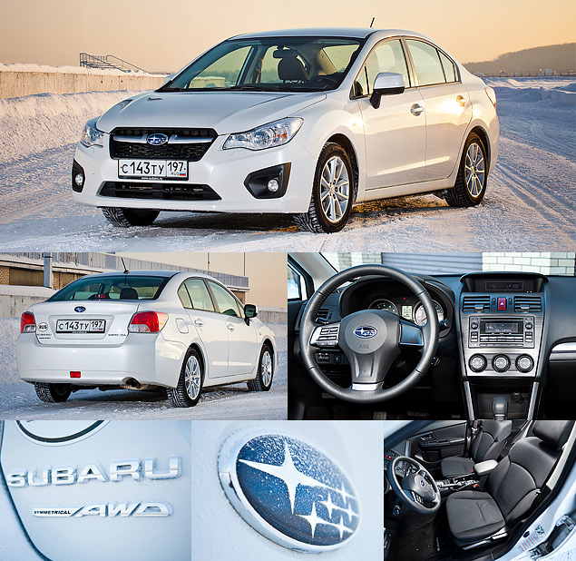 Кто быстрее зимой: Opel Astra OPC и Subaru Impreza