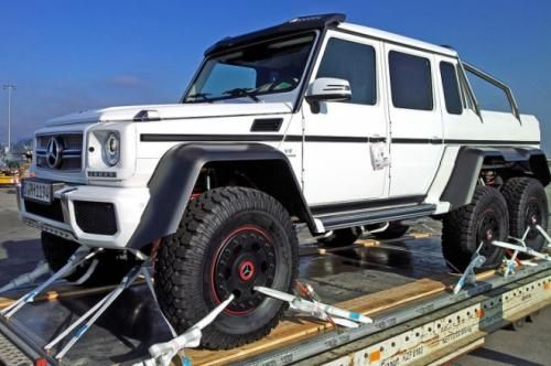 6×6 трехосный Mercedes-Benz G63 AMG V8 Biturbo