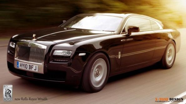 Rolls-Royce Wraith: первые рисунки