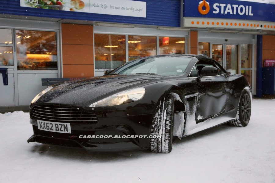 Фотошпионы засняли Aston Martin Vanquish Volante