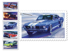 Почта Америки выпускает марки с легендарными масл-карами