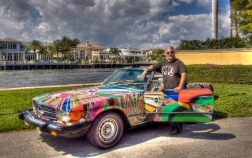 Mercedes-Benz 380 SL «Psychedelic Drive» покажут в Нью-Йорке