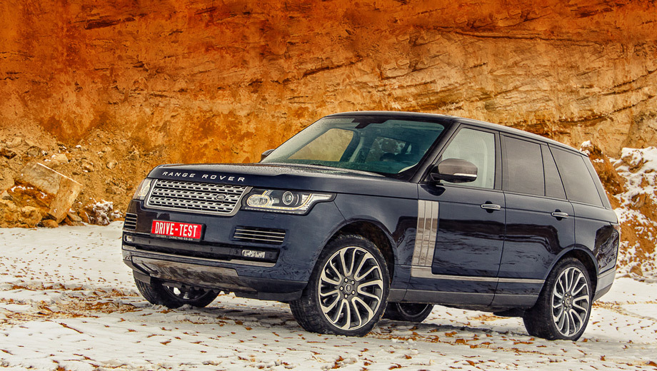 Наводим видеокамеру на новый Range Rover Vogue