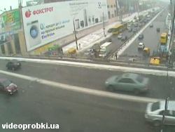 В Киеве по адресу проспект Победы – улица Довженка, метро Шулявская произошла автомобильная авария