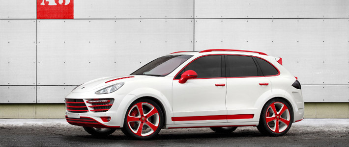 Россияне представили пакет Red Dragon для Porsche Cayenne
