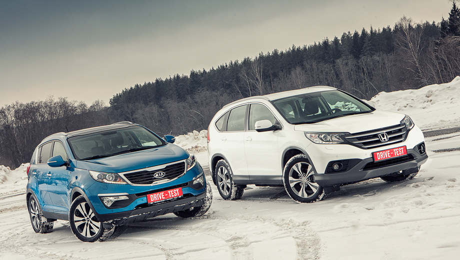 Выясняем, для чего лучше подходят Honda CR-V и Kia Sportage