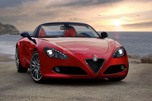 Так будет выглядеть 2015 Alfa Romeo Spider