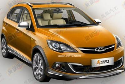 В сеть попали фотографии кроссовера Chery