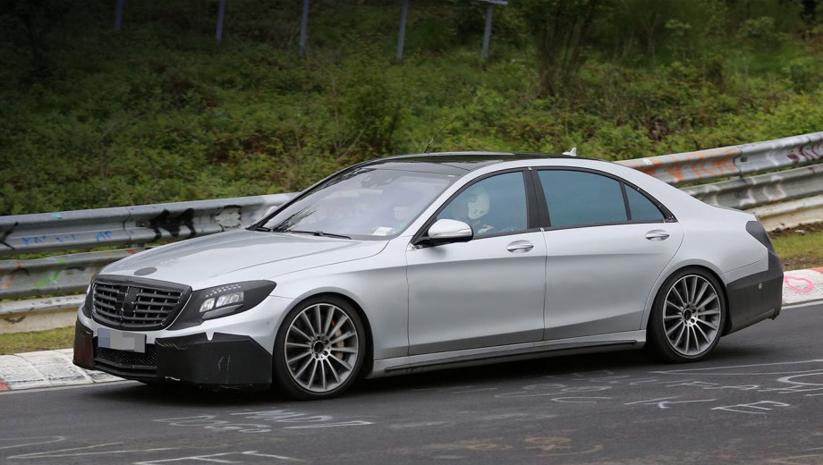 Немцы вновь вывели на испытания мощный Mercedes S 63 AMG