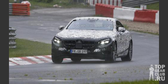 Шпионские фотографии нового Mercedes S-Class Coupe