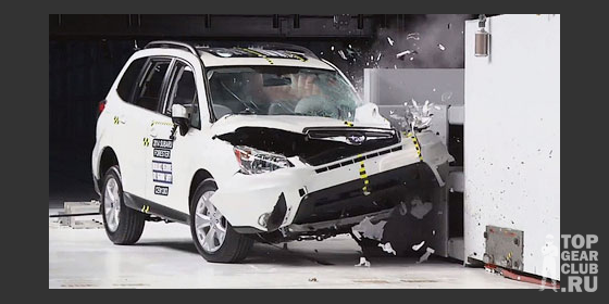 Кроссовер Subaru Forester удостоился высшей оценки за защиту пассажиров