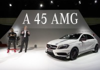 Льюис Хэмилтон вновь протестировал Mercedes-Benz A45