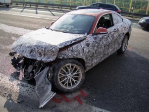 Из-за аварии прототипа «двойки» BMW в Германии перекрыли автобан