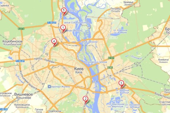 В Киеве установлены «Гарпуны»: список адресов