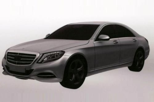 Mercedes S-Class Plug-in Hybrid показали на патентных фотографиях