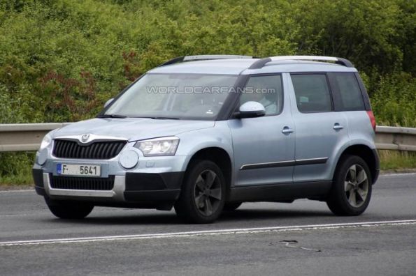 Обновленный Skoda Yeti проходит тесты