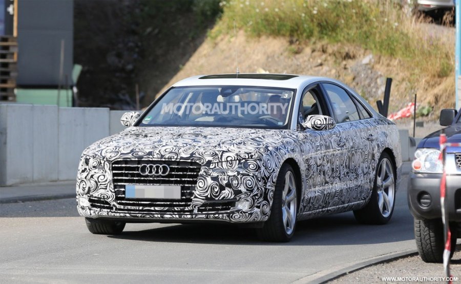 Папарацци запечатлели рестайлингового Audi A8
