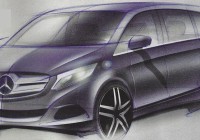 В сеть просочились эскизы Mercedes-Benz Viano 2014