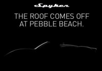 Spyker выпустил первый тизер концепта B6 Venator Spyder