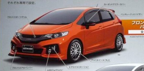 Заряженную Honda Jazz рассекретили в сети