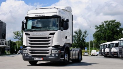В Украину привезли сверхэкономичные грузовики Scania