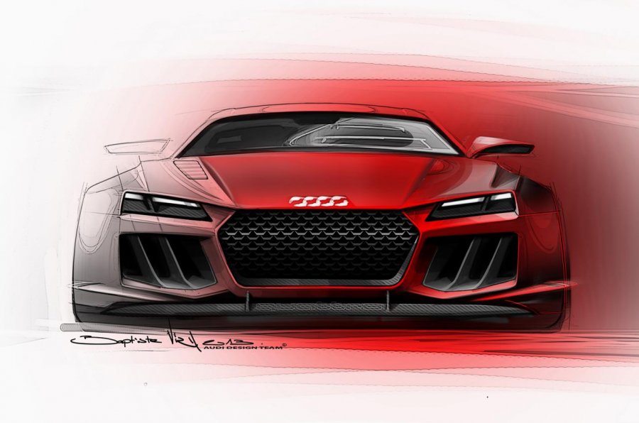 Audi построила для Франкфурта гибридный суперкар
