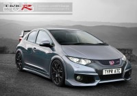 Рендер Honda Civic Type R 2015 от дизайн-ателье ATC Design