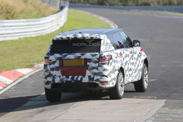 Range Rover Sport RS проходит тесты на Нюрбургринге