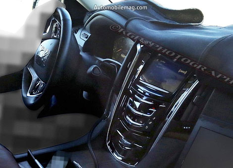 Фотошпионы рассекретили интерьер нового Cadillac Escalade