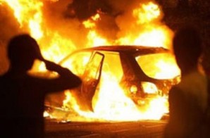 За вчерашний день в центре Киева сгорели два автомобиля