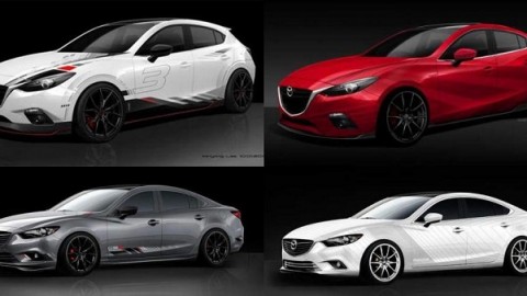 Mazda продемонстрировала тюнингованные «трешки» и «шестерки»