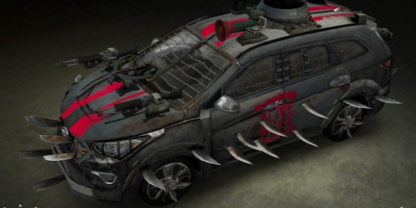 Hyundai Santa Fe защитили от нашествия зомби