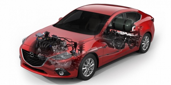 Mazda3 перейдет на голубое топливо