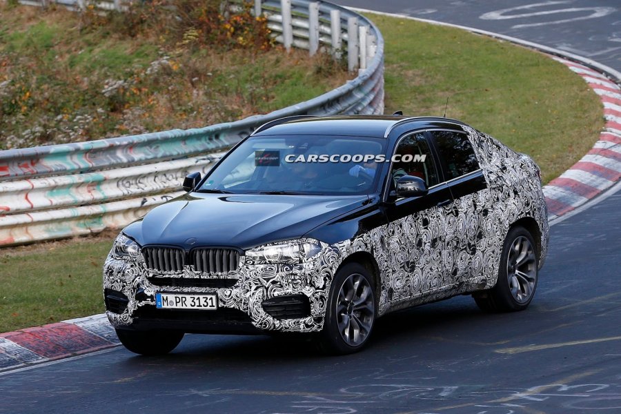 BMW X6 нового поколения заметили на тестах