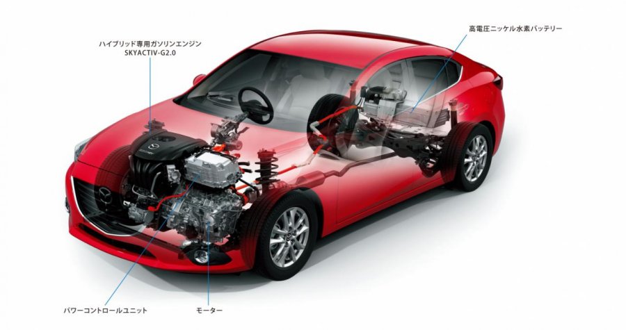 Mazda3 оснастили гибридной установкой