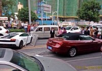 В Китае разбилась Lamborghini Gallardo LP550-2 Balboni