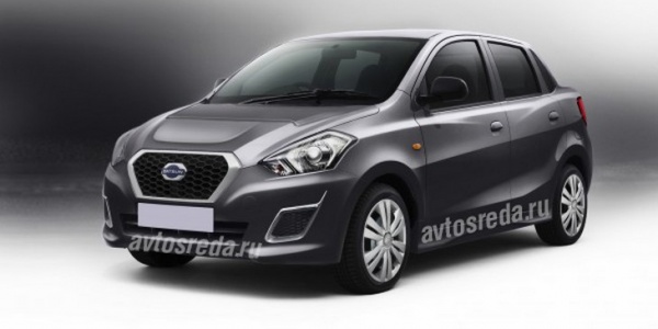 Появились первые скетчи седана Datsun для России