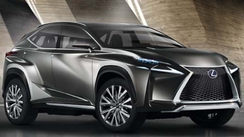 Концепт Lexus LF-NX стал еще ближе к конвейеру