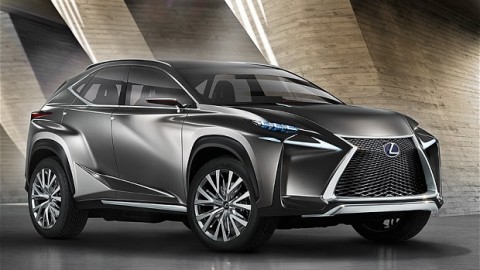 Товарный вид концептуальный Lexus LF-NX обретет на автофоруме в Женеве