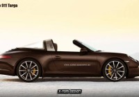 Рендер Porsche 911 Targa 2014