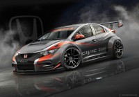 Honda рассекретила внешность гоночного хэтчбека Civic WTCC 2014
