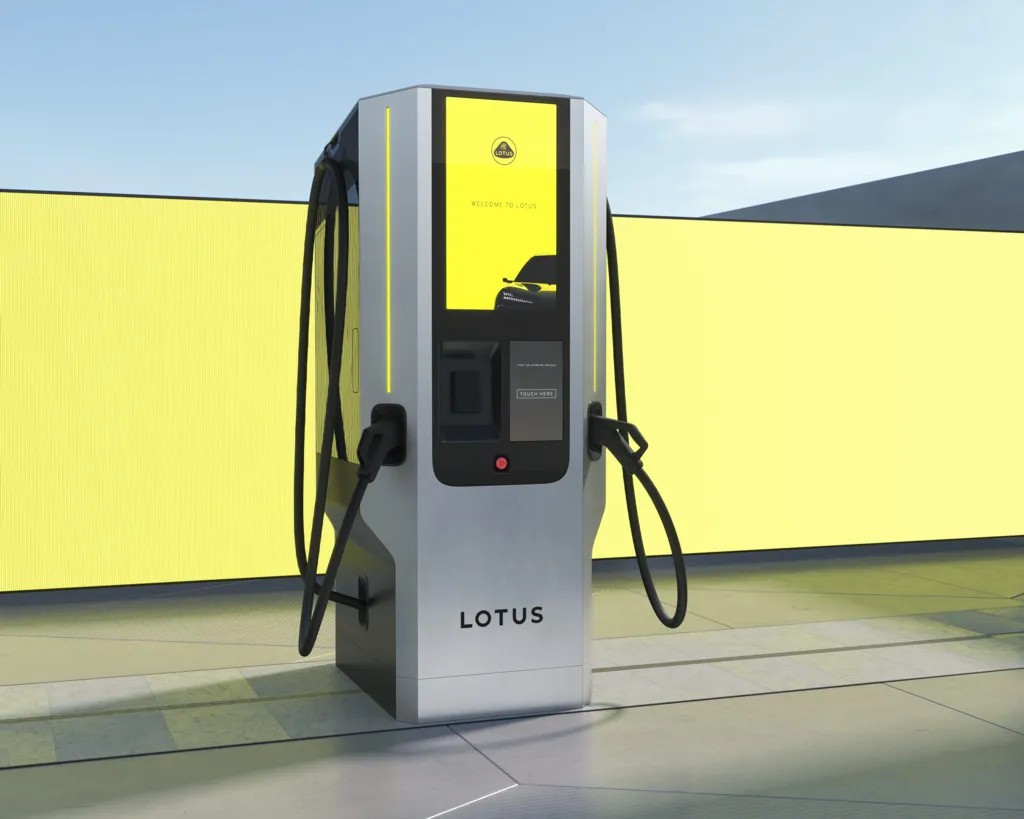 Lotus розробив супершвидкісну зарядку для електромобілів