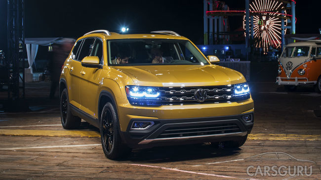 В США представили новый 7-местный Volkswagen Atlas